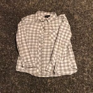 Banana Republic checkered button down
